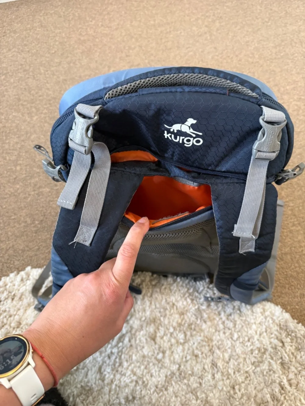 Kurgo G-train dog carrier backpack